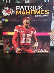 2025 Wall Calendar 16 Month Patrick Mahomes NEW Kansas City Chiefs  - Picture 1 of 2