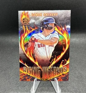 Inserto Bowman Chrome Baseball 2024 Roman Anthony RISING INFERNOS Rookie SP! 🔥 - Foto 1 di 2