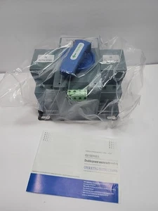 Interruttore Trasferimento Automatico Doppia Potenza 2P Interruttore Cambio Generatore 110V 63A - Foto 1 di 2