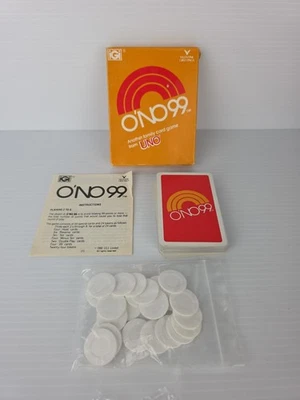 Vintage 1980 O'NO 99 Card Game from UNO International Games Complete - image 1 of 4