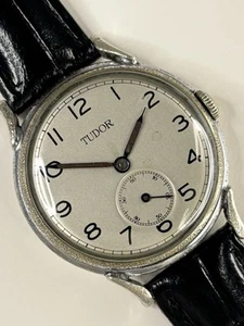 TUDOR Vintage 1950’s Men’s Manual Sub-Seconds Silver Dress Watch - 774 - Cal. 59 - Picture 1 of 7