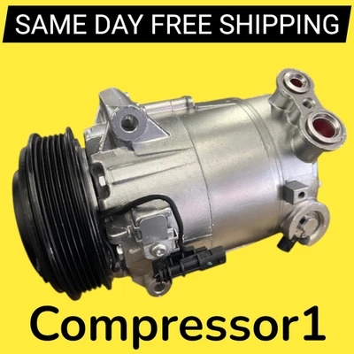 AC Compressor For Chevrolet Malibu 2.0L 2.5L 2013-2015 Impala 2014-2018 Regal - Image 1 of 3