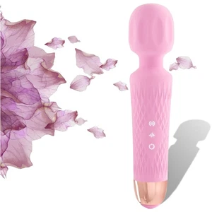Compact & Quiet Pink Personal Massager - 20 Modes, Lightweight & Travel Friendly - Picture 1 of 7