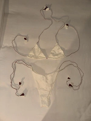 Bikini crema estampado cachemir Calzedonia Foto 1 de 2