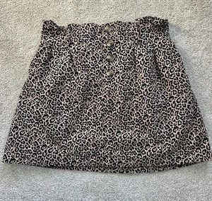 American Eagle Leopardenmuster Paperbag Minirock Damen S - Bild 1 von 4