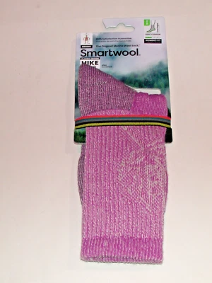 SmartWool Caminata Patrón de Hoja Cojín Claro Calcetines para Mujer Medianos -Prado Malva Foto 1 de 4