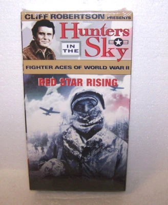 HUNTERS IN THE SKY VOL 7 FIGHTER ACES WORLD WAR II VHS TAPE CLIFF ROBERTSON USA - Image 1 of 2