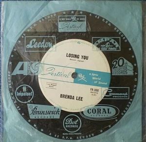 BRENDA LEE-LOSING YOU/HE'S SO HEAVENLY "RARE OZ" 45 RPM - Bild 1 von 3