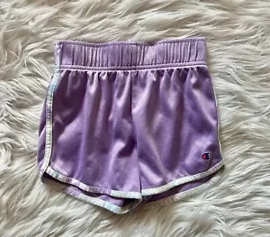 Champion Running Shorts Girls Size XS 5 Purple Pull On Active Wear Athletic - Picture 1 of 7