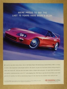 Toyota Supra 15th Anniversary Edition 1997 Vintage Printanzeige - Bild 1 von 1