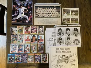 White Sox Lot of 39 Autographs Signed Topps Cards Baines Guillen Minoso LaRussa - Picture 1 of 11
