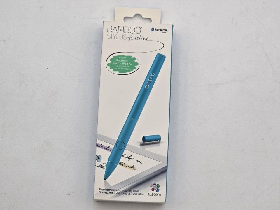 Wacom Bamboo Stylus Fineline - Blue - For iPad Mini, iPad 3, iPad Air - New - Image 1 of 3