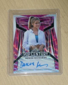 2023 Leaf Pop Century Metal autograph auto PINK base WAVE Denise Richards 2/10