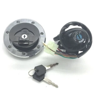 For Kawasaki Ninja ZX6R ZX7R ZX9R ZZR600 Ignition Switch Fuel Gas Cap Lock Set - Picture 1 of 11