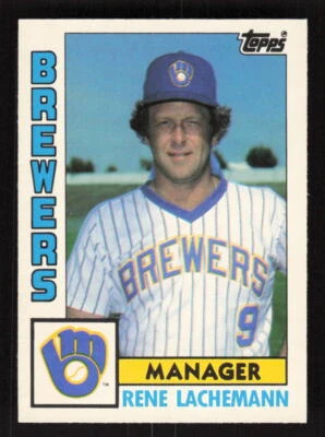 1984 Topps Traded #67T Rene Lachemann Milwaukee Brewers - Image 1 of 2