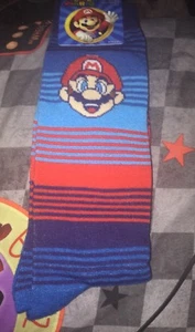 Nintendo Super Mario One Par de Calcetines Novedad Crew (Talla 10-13) Nuevos 2018 - Imagen 1 de 5