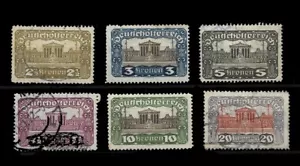 LA14c-Austria 1919-1920 issue parliament stamps USED/UNUSED - Picture 1 of 1