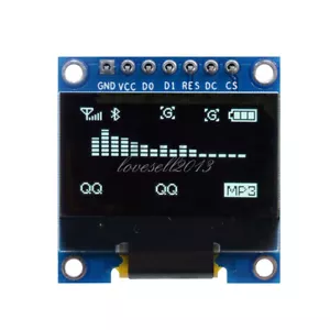 White 3-5V 0.96" SPI Serial 128X64 OLED LCD LED Display Module for Arduino - Picture 1 of 3