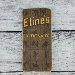 Eline's Pure Milk Chocolate Ad Pocket Dictionary~Promo w/Recipes & Pictures - Imagen 1 de 12