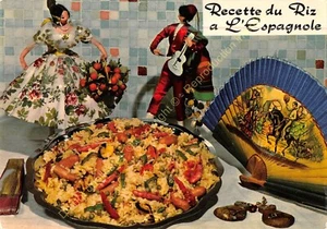 CPSM Receta Cocina Emilie Bernard El Arroz A La Española N 32 No Dentada - Picture 1 of 2