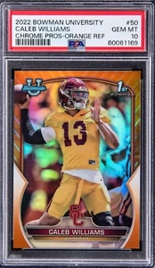 Caleb Williams PSA 10 MISTERIOSO PACK PERSECUCIÓN! 10 tarjetas con novatos, insertos y más 🔥 - Imagen 1 de 1
