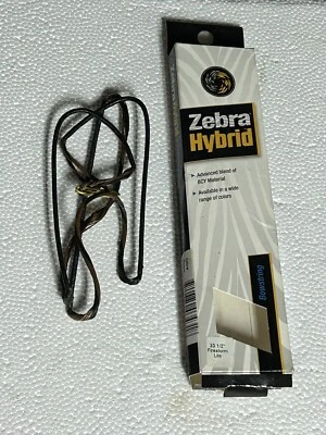 Zebra Hybrid Premium Replacement Bowstring Blk/Tan 33 1/2" Firestorm Lite - Image 1 of 3
