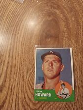 1963 Topps Frank Howard Los Angeles Dodgers #123