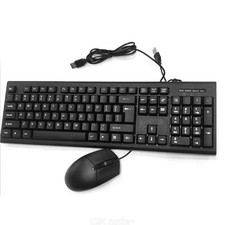 Kit tastiera con Mouse tasti soft ufficio gaming pc mac osx usb tasti italiano
