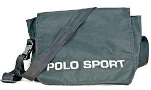 Polo Sport by Ralph Lauren Medium Size Messenger Shoulder bag Black - Picture 1 of 7