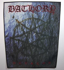 BATHORY OCTAGON SUBLIMATED BACK PATCH - Picture 1 of 1