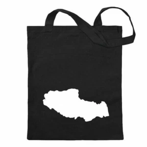 Tibet - Himalaya Outline Cotton Bag Cloth Bag Shoulder Bag Long Handle - Picture 1 of 15
