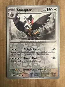 Staraptor Pokemon TCG Scarlet & Violet 150/198 Reverse Holo Uncommon NM - Picture 1 of 2
