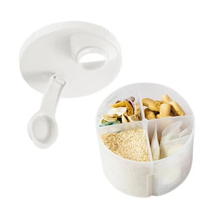 4 Compartment Baby Milk Powder Feeding Case Box Formula Dispenser Food Container - Picture 1 of 12