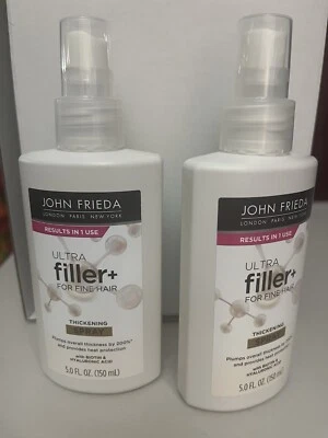 John Frieda Ultra Relleno + Para Espesante de Cabello Fino Spray Biotina 5.oz (2PK) Foto 1 de 4
