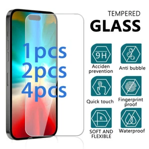 Posten Hartglas Displayschutzfolie für iPhone 15 Pro Max 14 13 12 11 Pro Max - Bild 1 von 17