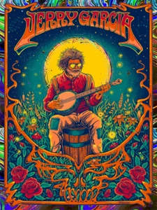 Bestellversand Jerry Garcia Wirbelfolie Edition LE of 50 von ZazzCorp ✅ Kostenloser Versand - Bild 1 von 2