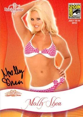 Molly Shea 2012 Bench Warmer San Diego Comic Con Autograph Auto - Image 1 of 2