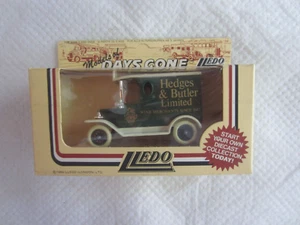 1983 Lledo Models of Days Gone Hedges & Butler Limited Delivery Truck NIP - Picture 1 of 3