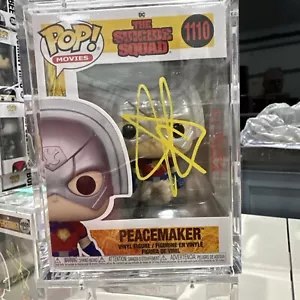 Funko Pop! The Suicide Squad - Peacemaker #1110 firmado y citado certificado de autenticidad de J Cena - Imagen 1 de 11