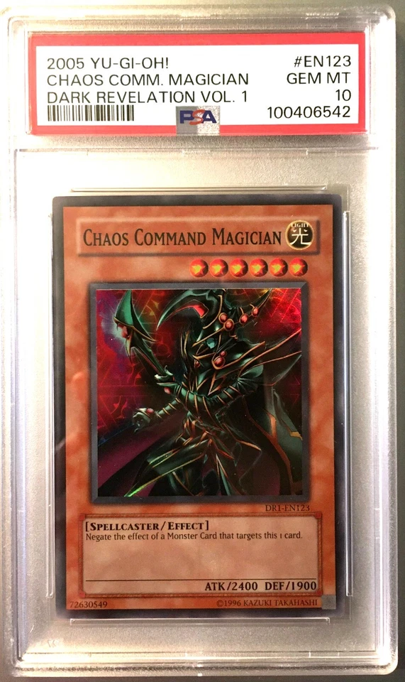 PSA 10 Yugioh Chaos Command Magician - Super Rare - Dark Revelation Vol. 1 - Image 1 of 1