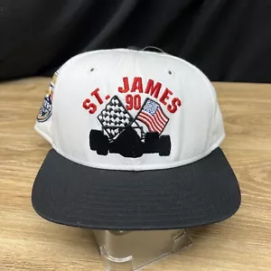 Vintage Lyn St. James IndyCar Fahrer Druckknopflasche Mütze DeLong Made in USA Beschreibung lesen - Bild 1 von 9