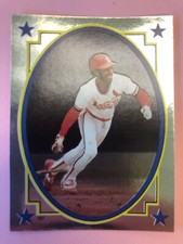 1984 Ozzie Smith O-Pee-Chee Baseball CANADA All Star Cardinals Sticker #187 FOIL