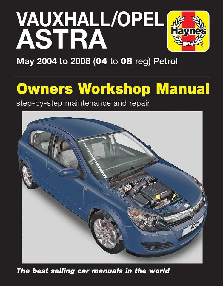 Vauxhall/Opel Astra Petrol (May 2004-2008) Haynes Repair Manual - Image 1 of 4
