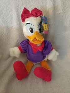 Vintage 1990 Daisy Duck Plush Toy From Disneyland CA 14"Inches New With The Tag - Picture 1 of 6