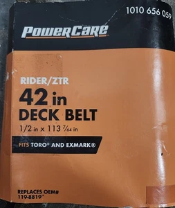 Cinghia di trasmissione di ricambio PowerCare Rider 42 pollici 1010 656 059 Rider/ZTR - Foto 1 di 2