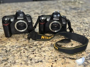 Nikon DSLR D70 6.1MP Digital SLR Camera - Black (Body only) Lot Of 2 Untested - Picture 1 of 24