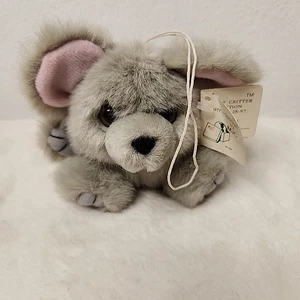 Vintage Cushy Critter Purr-fection Mouse Plush MJC Boomer 1997 With Tag - Picture 1 of 9