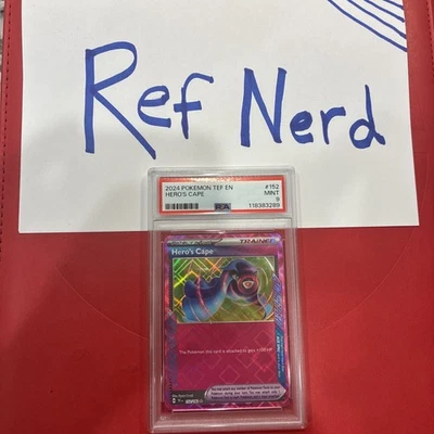 Pokémon TCG Hero's Cape 152/162 Temporal Forces Ace PSA 9 - Image 1 of 4