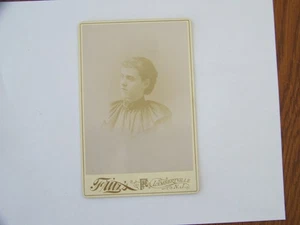 Tarjeta de gabinete de fotógrafo de Lambertville Nueva Jersey NJ Fritz - Imagen 1 de 2