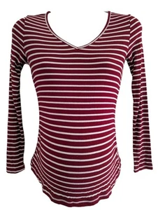 Shein Striped Maternity Long Sleeve Top Size 6 - Picture 1 of 2